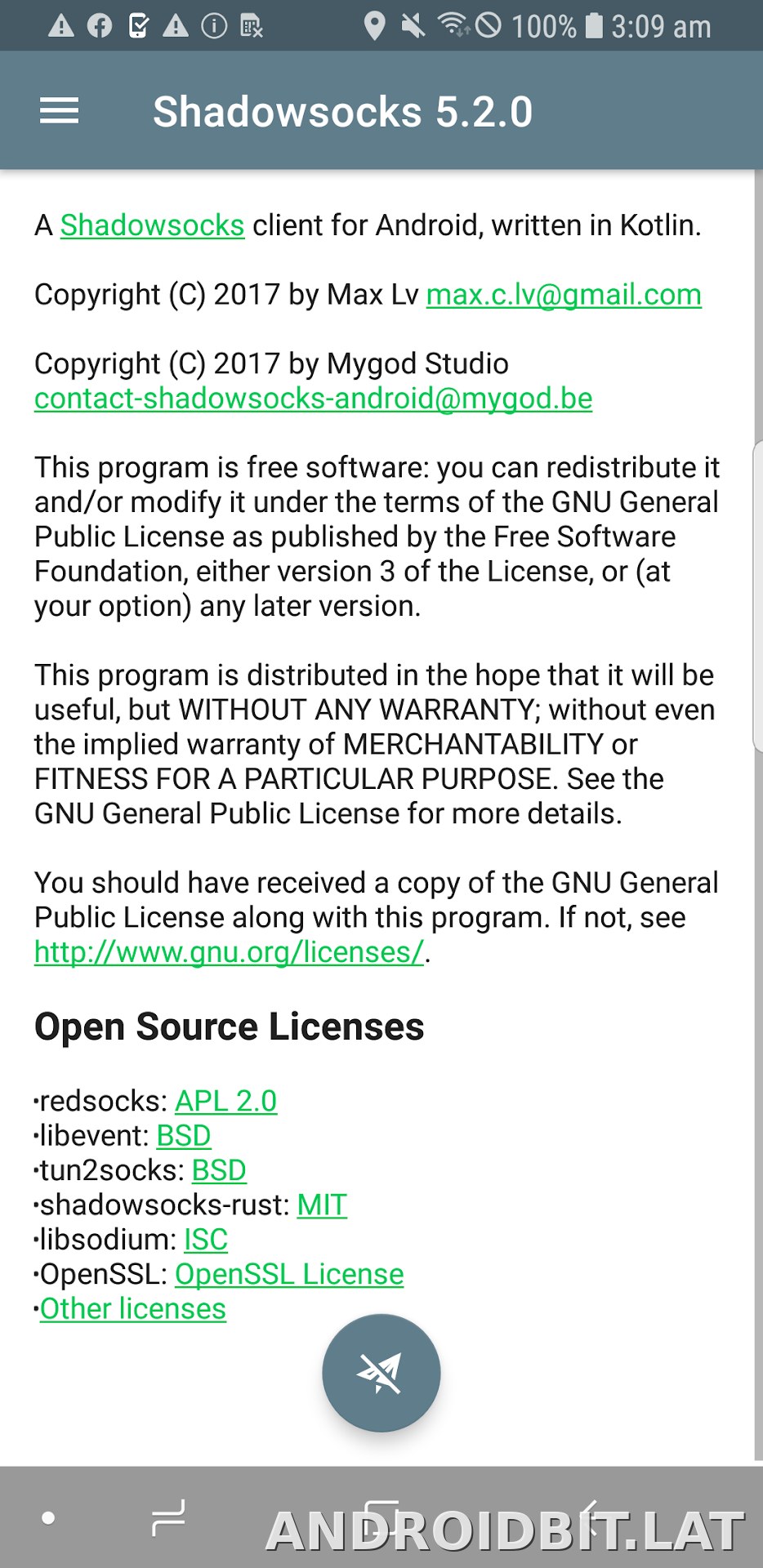 Shadowsocks скриншот 1